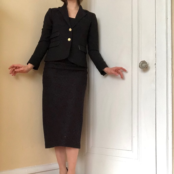 Cartonnier black blazer with gold button detailing - Picture 7 of 7